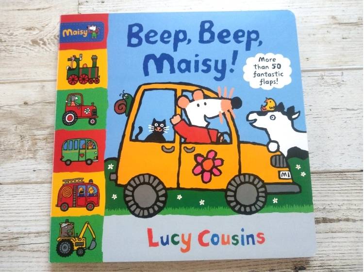 英語仕掛け絵本「Beep, Beep, Maisy!」表紙