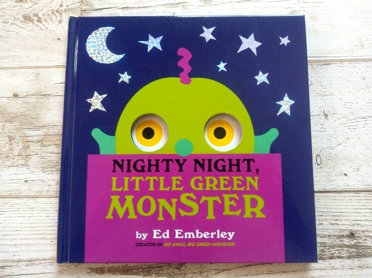 英語仕掛け絵本「NIGHTY NIGHT, LITTLE GREEN MONSTER」表紙