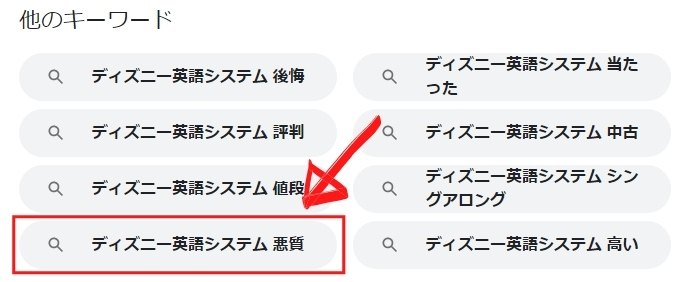 「ディズニー英語システム　悪徳」のキーワード