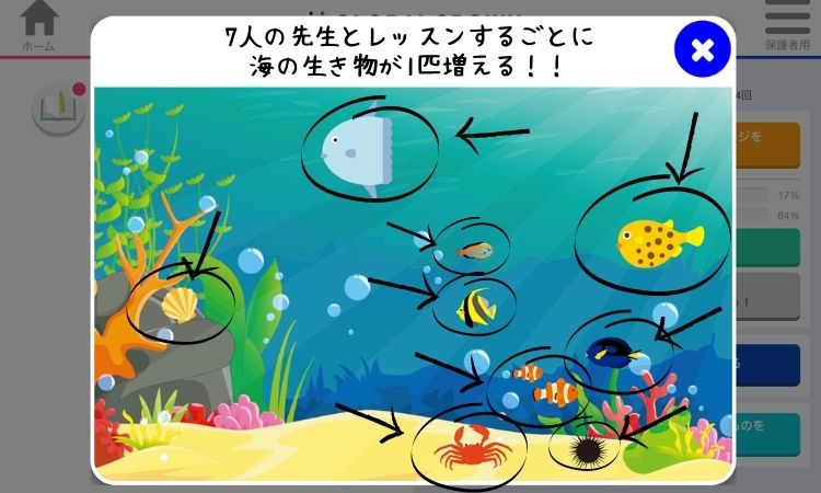 グローバルクラウン海の生き物