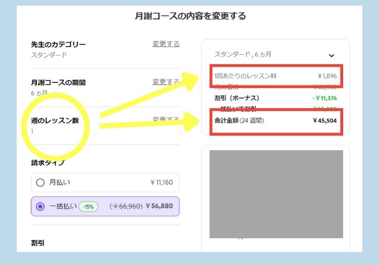 ノバキッド週1回の料金